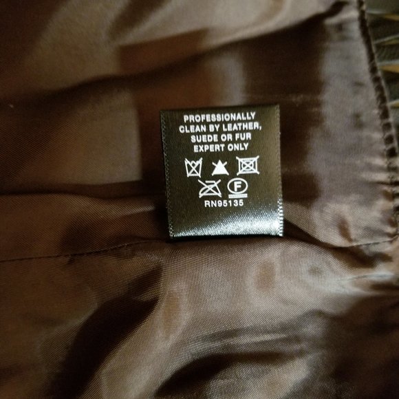 Unique Leather Jacket, Lafayette 148, Women's 14 - Picture 11 of 12